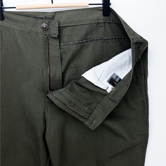Men’s Jeans 44x32 Green Twill NWT Heavy Cotton Canvas Workwear Outdoor GuideGear - Picture 8 of 14